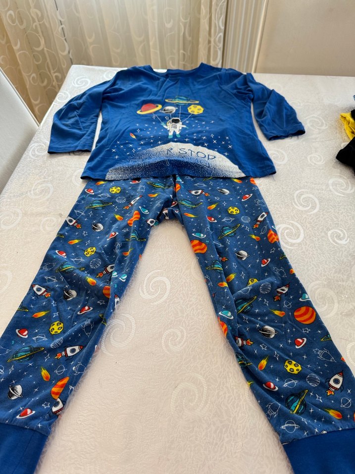 Uzay Temalı Erkek Çocuk Pijama Takımı - Görsel 2