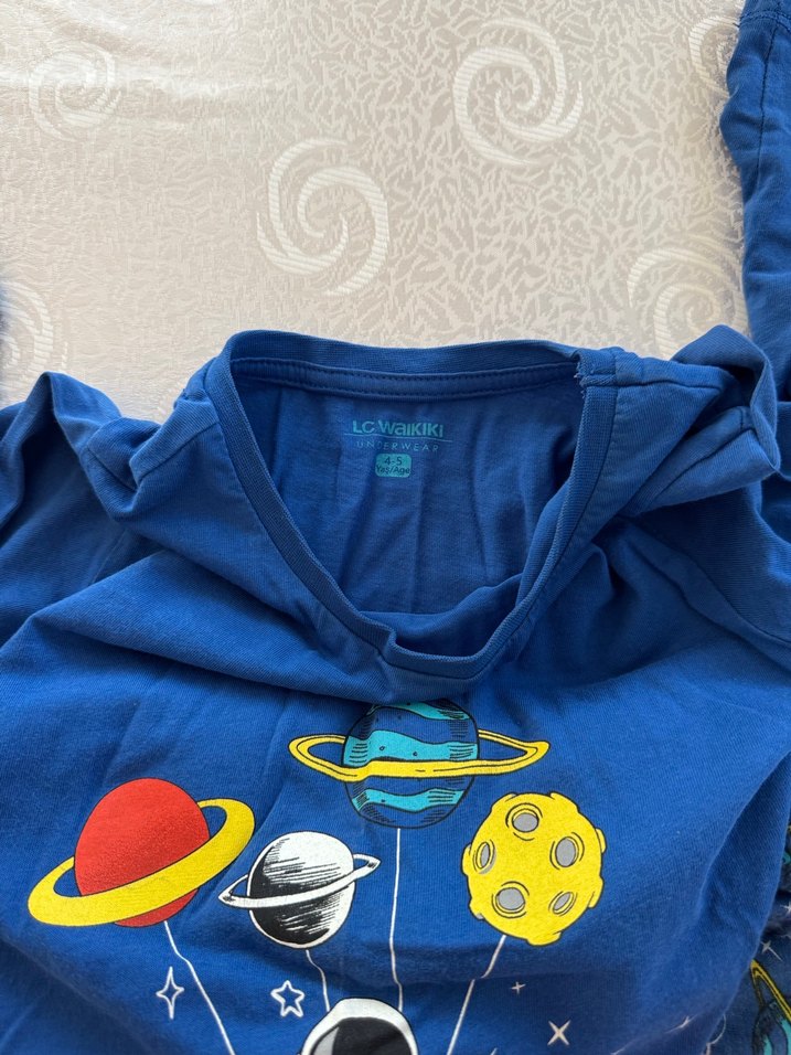 Uzay Temalı Erkek Çocuk Pijama Takımı - Görsel 4