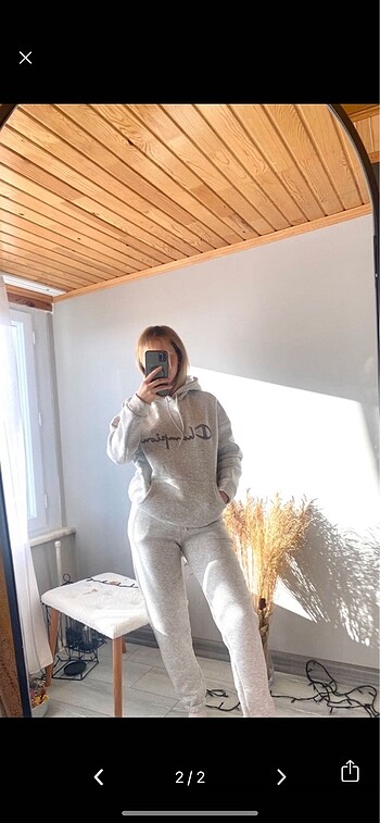 Champion eşofman gri