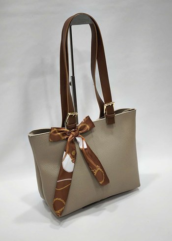 Kahverengi Deri Kadın Omuz Çantası - Görsel 9