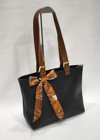 Kahverengi Deri Kadın Omuz Çantası - Görsel 3