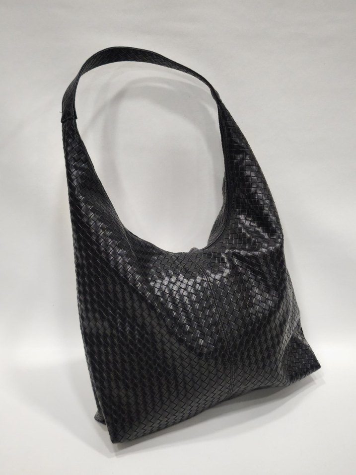 Kahverengi Deri Yılan Desenli Kadın Çanta - Görsel 5