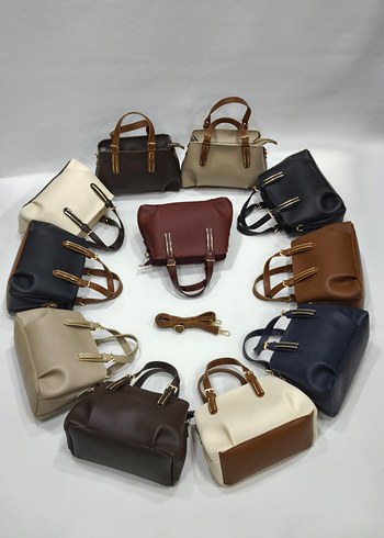 Beyaz Minimalist Deri Kadın Çanta - Görsel 12