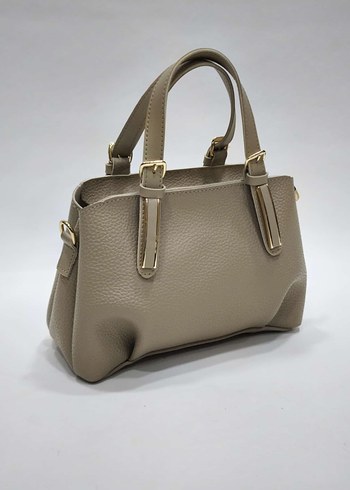 Beyaz Minimalist Deri Kadın Çanta - Görsel 5