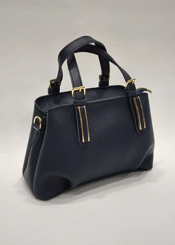 Beyaz Minimalist Deri Kadın Çanta - Görsel 9