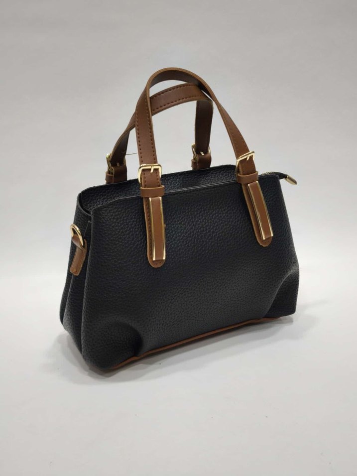 Beyaz Minimalist Deri Kadın Çanta - Görsel 4