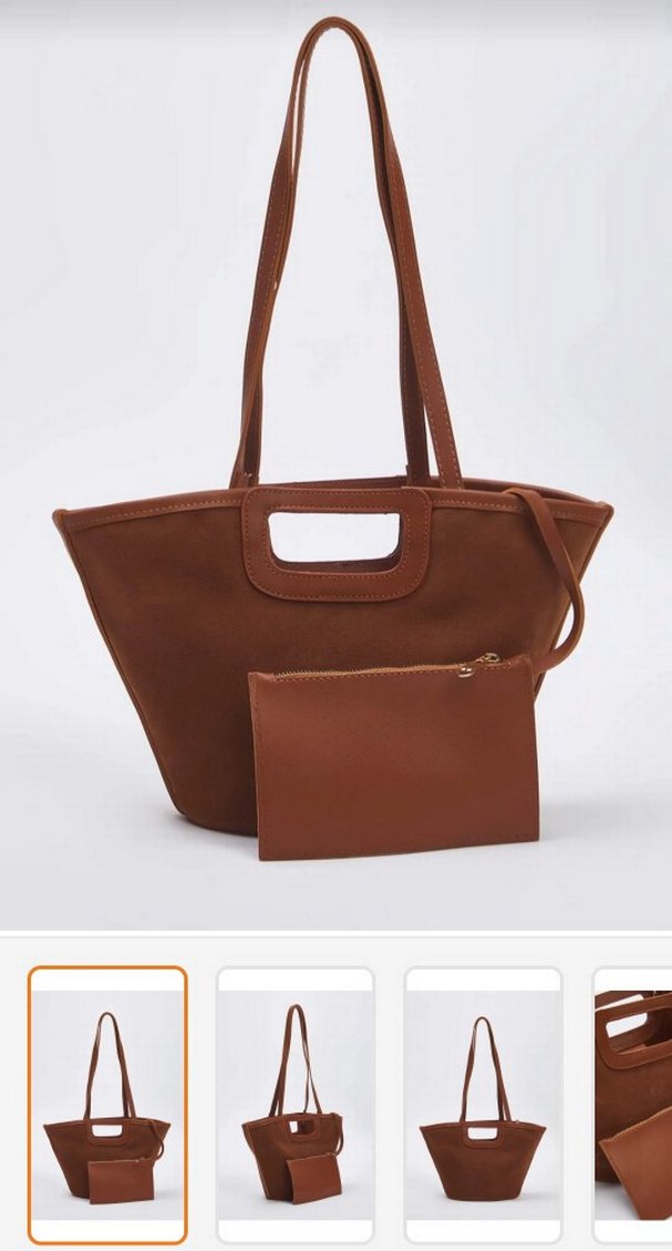 Kahverengi Deri Kadın Çanta - Görsel 2