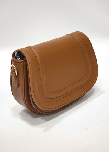 Kahverengi Deri Kadın Çanta - Görsel 5