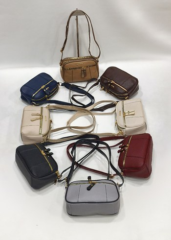 Bordo Deri Kadın Çapraz Çanta - Görsel 7