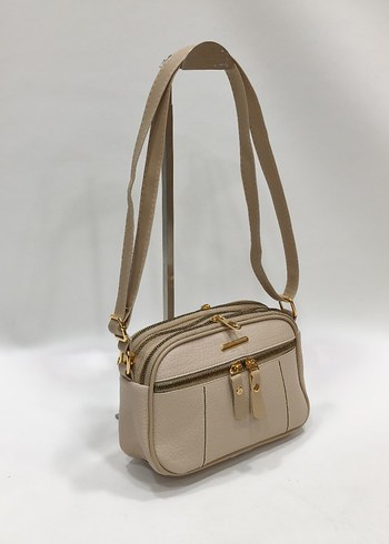 Bordo Deri Kadın Çapraz Çanta - Görsel 3