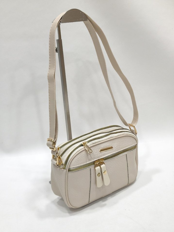 Bordo Deri Kadın Çapraz Çanta - Görsel 4