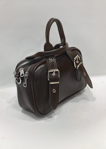 kırem Deri Tokalı Kadın Çanta - Görsel 2