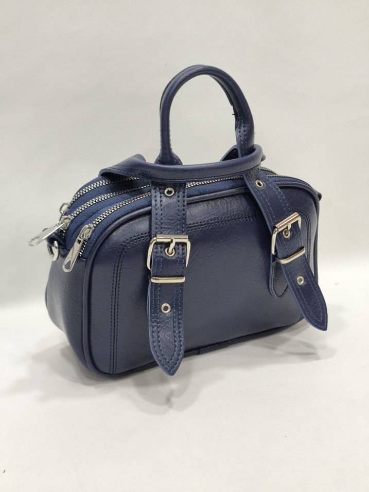 kırem Deri Tokalı Kadın Çanta - Görsel 4