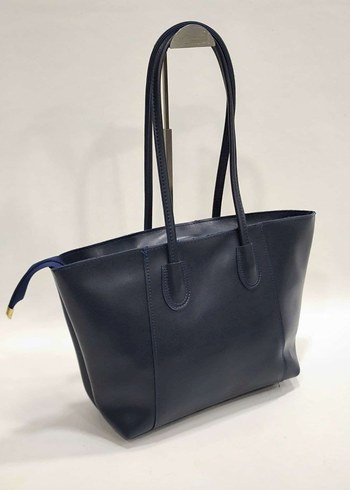 Kahverengi Deri Kadın Omuz Çantası - Görsel 2