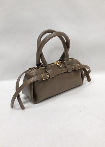 Kahverengi Deri Kadın Çanta - Görsel 7