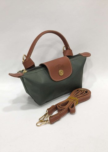 Siyah Deri Tokalı Kadın Çapraz Çanta - Görsel 9