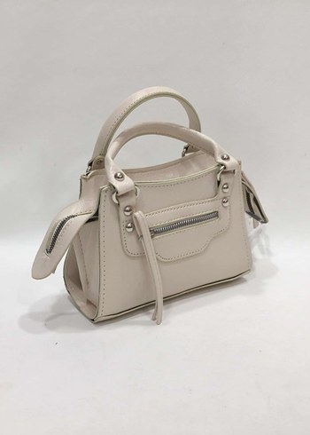 Kahverengi Deri Tokalı Kadın Çantası - Görsel 3