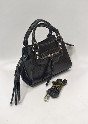 Kahverengi Deri Tokalı Kadın Çantası - Görsel 9