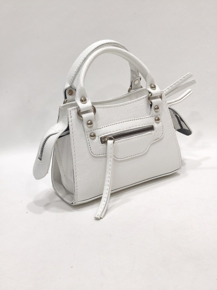 Kahverengi Deri Tokalı Kadın Çantası - Görsel 4