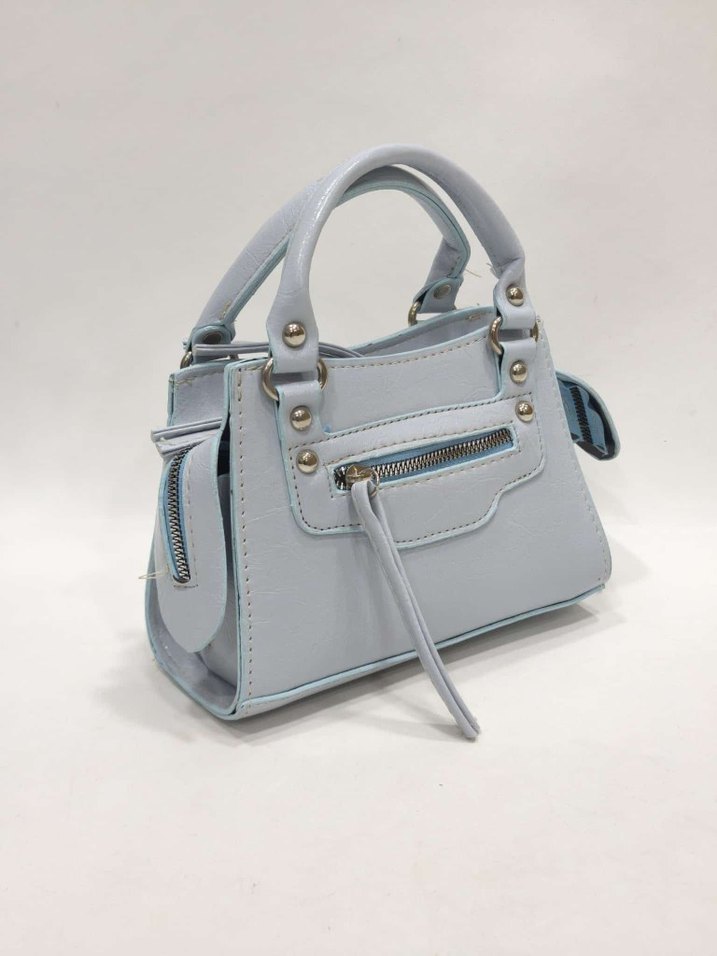 Kahverengi Deri Tokalı Kadın Çantası - Görsel 5