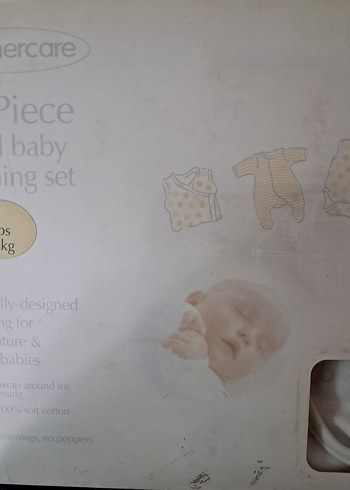 Pamuklu Yeni doğan Bebek Seti - Görsel 11