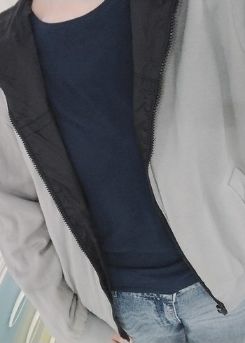 Siyah Fermuarlı Kadın ceket - Görsel 4