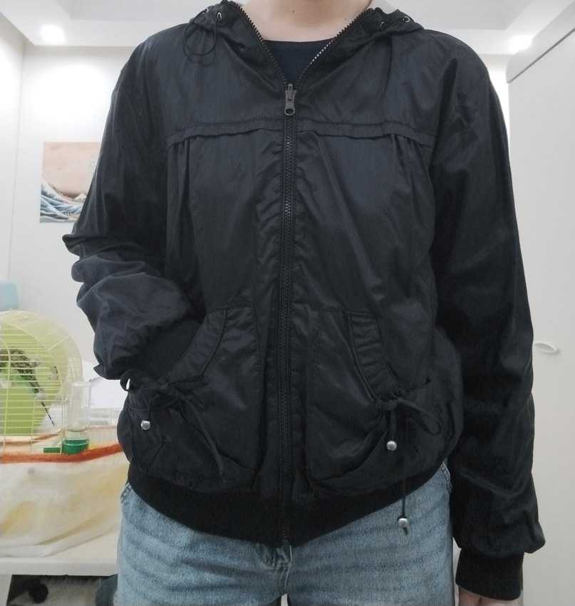 Siyah Fermuarlı Kadın ceket - Görsel 3