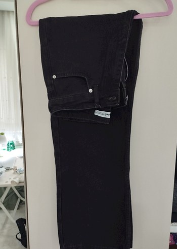 Kahverengi Wide Leg Jean - Görsel 3