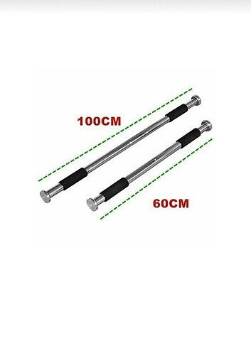  Beden Barfiks çubuğu. Süngerli ve 60 ile 100cm ye kadar ayarlanabilir 