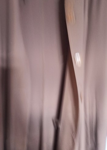 Bej Uzun Kadın Klasik Şık Pardösü Armine 46 beden 133 cm boy - Görsel 12