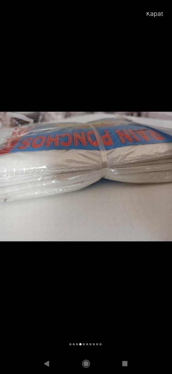 şeffaf Kadın Kapüşonlu Yağmurluk Midi Boy 5 adet - Görsel 4