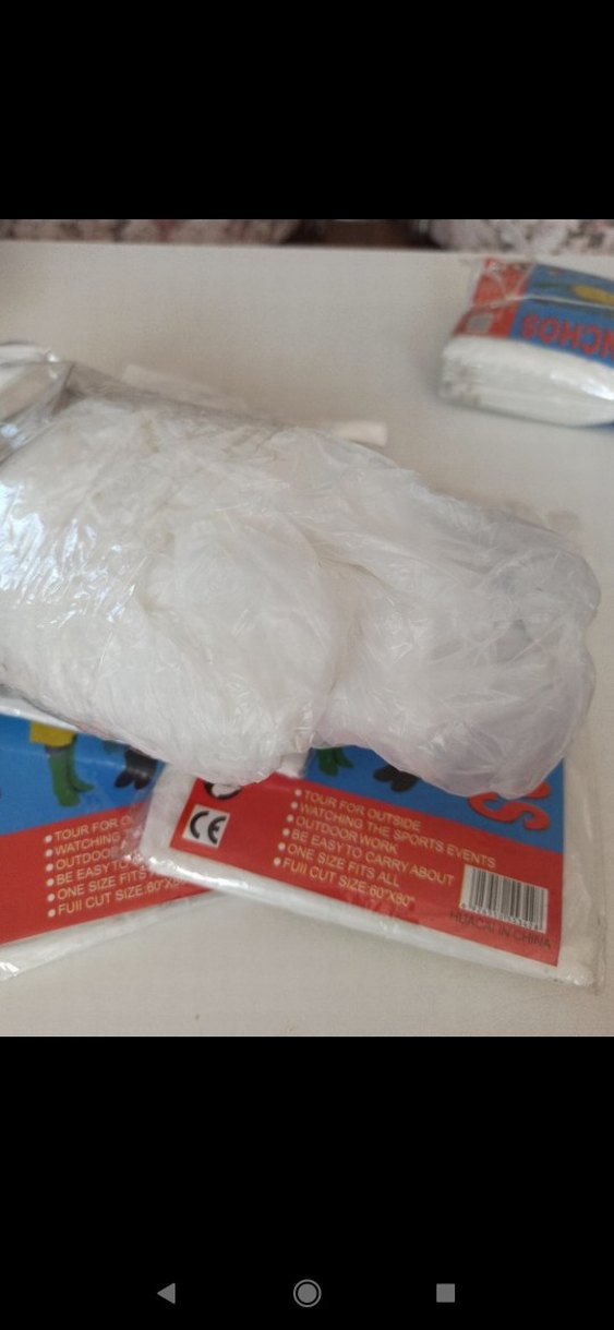 şeffaf Kadın Kapüşonlu Yağmurluk Midi Boy 5 adet - Görsel 5