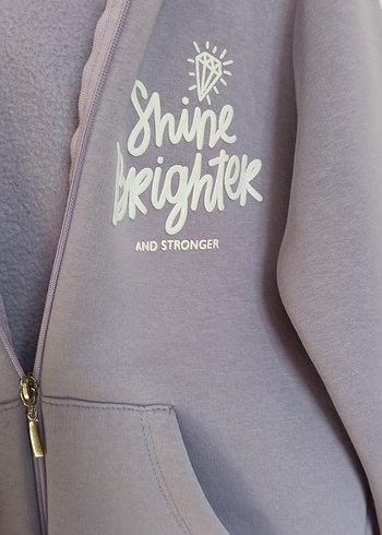 10_11 yaş lila sweatshirt - Görsel 3