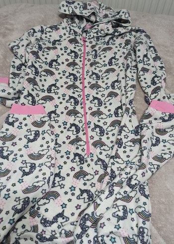 Kız Çocuk Kapüşonlu Fermuarlı Polar Uyku Tulumu - Görsel 5