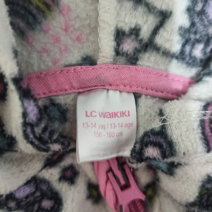 Kız Çocuk Kapüşonlu Fermuarlı Polar Uyku Tulumu - Görsel 3