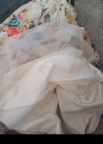 Dantel Detaylı Bohem Çiçekli Uzun abiye elbise 10 yaş - Görsel 7