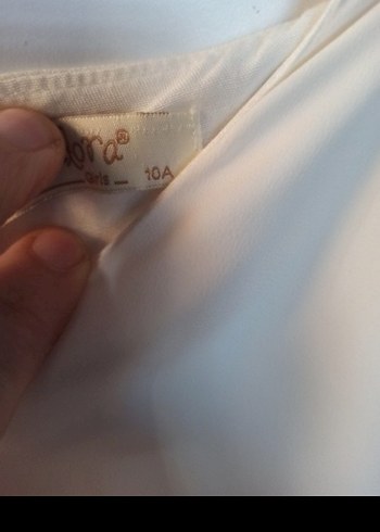 Dantel Detaylı Bohem Çiçekli Uzun abiye elbise 10 yaş - Görsel 9