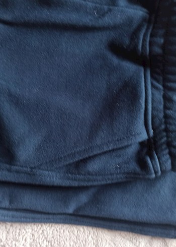 Koyu Mavi Geniş Kesim Kız Pantolonu - Görsel 5