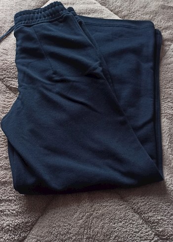 Koyu Mavi Geniş Kesim Kız Pantolonu - Görsel 6