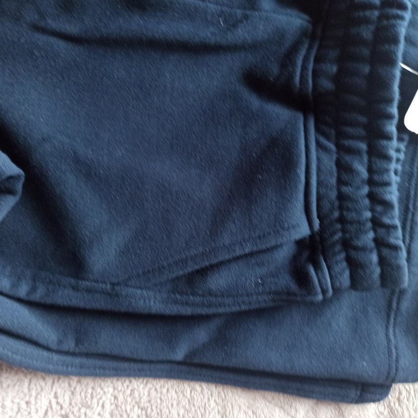 Koyu Mavi Geniş Kesim Kız Pantolonu - Görsel 5