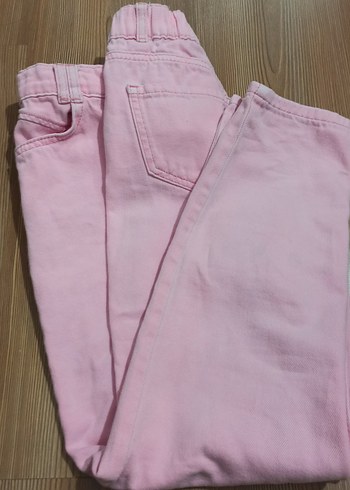 Kız Çocuk Pembe Rahat Kesim Pantolon LCW 9_10 yaş