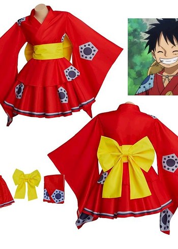 luffy female kimono