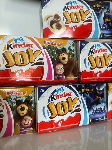 Kinder joy masha ve koca ayı batwheels