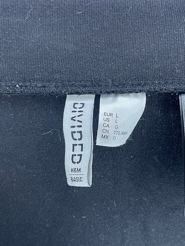 l Beden siyah Renk H&M Uzun Etek %70 İndirimli.