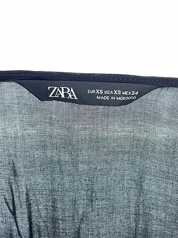 xs Beden siyah Renk Zara Kısa Elbise %70 İndirimli.