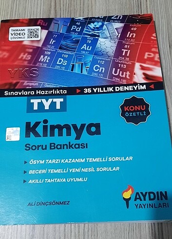 Tyt kimya aydın yayınları 
