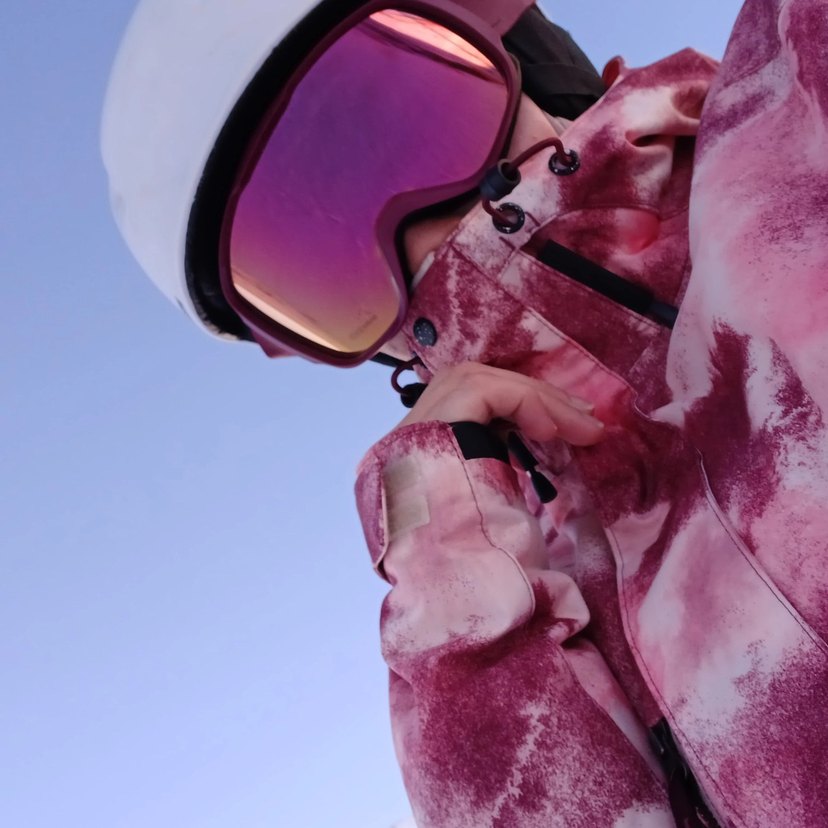 Kadın Pembe Kayak Gözlüğü - Görsel 2