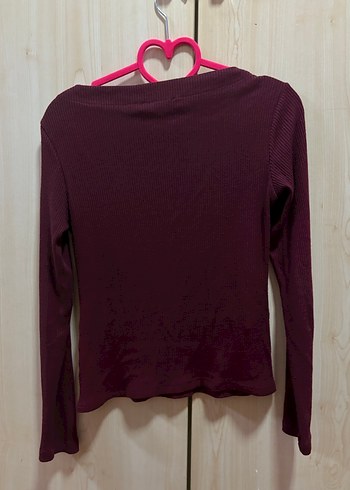 xs Beden Mango Xs beden Bordo Triko Bluz