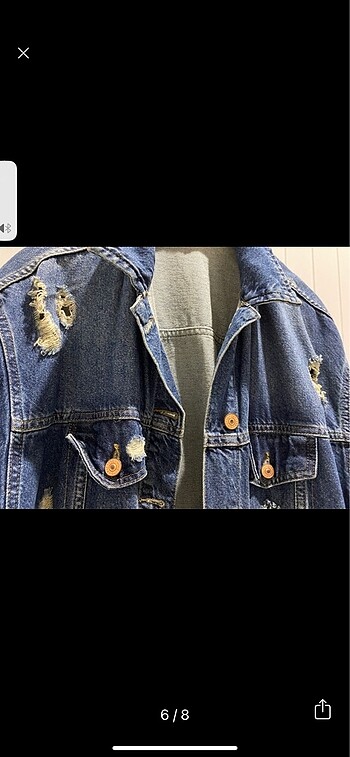 l Beden mavi Renk LCW jeans kot ceket