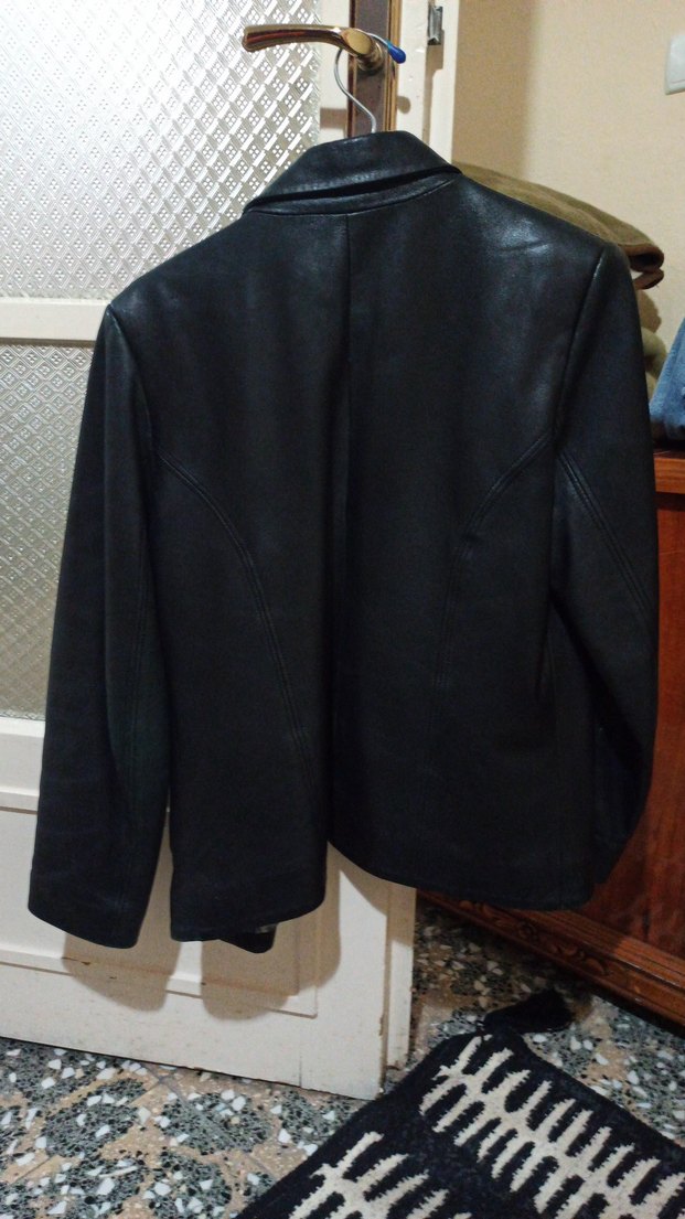 Siyah Deri M/L beden Ceket - Görsel 4